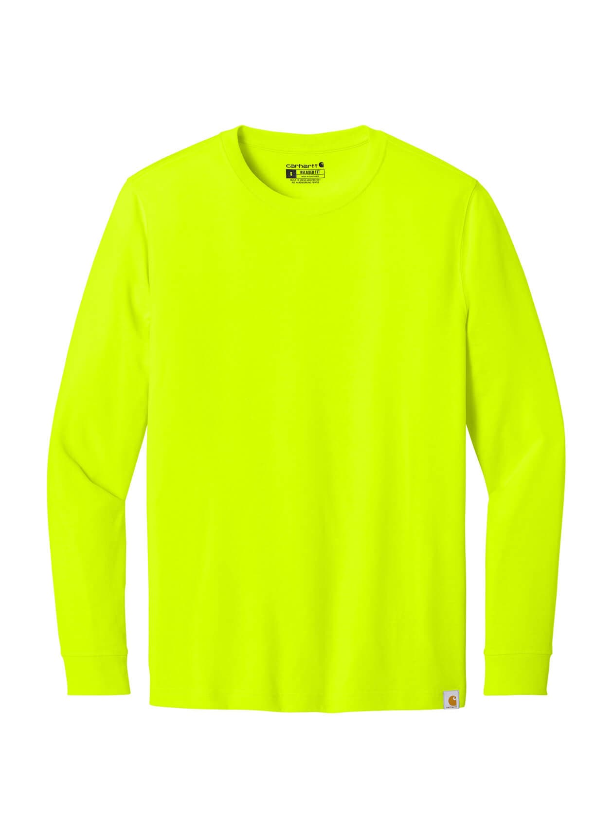 Carhartt Men's Long Sleeve T-Shirt - Yellow 3XL
