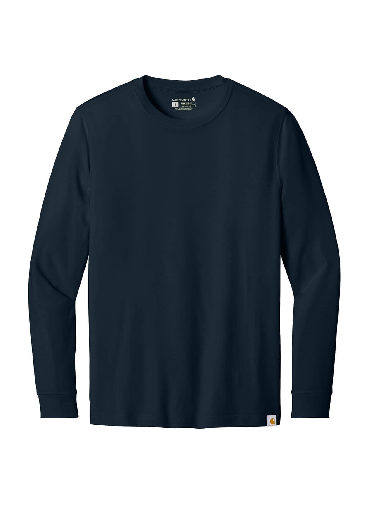 Carhartt Men's Long Sleeve T-Shirt - Navy 3XL