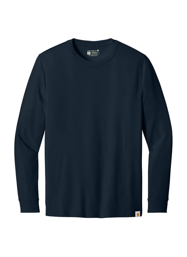 Carhartt Men's Long Sleeve T-Shirt - Navy 3XL