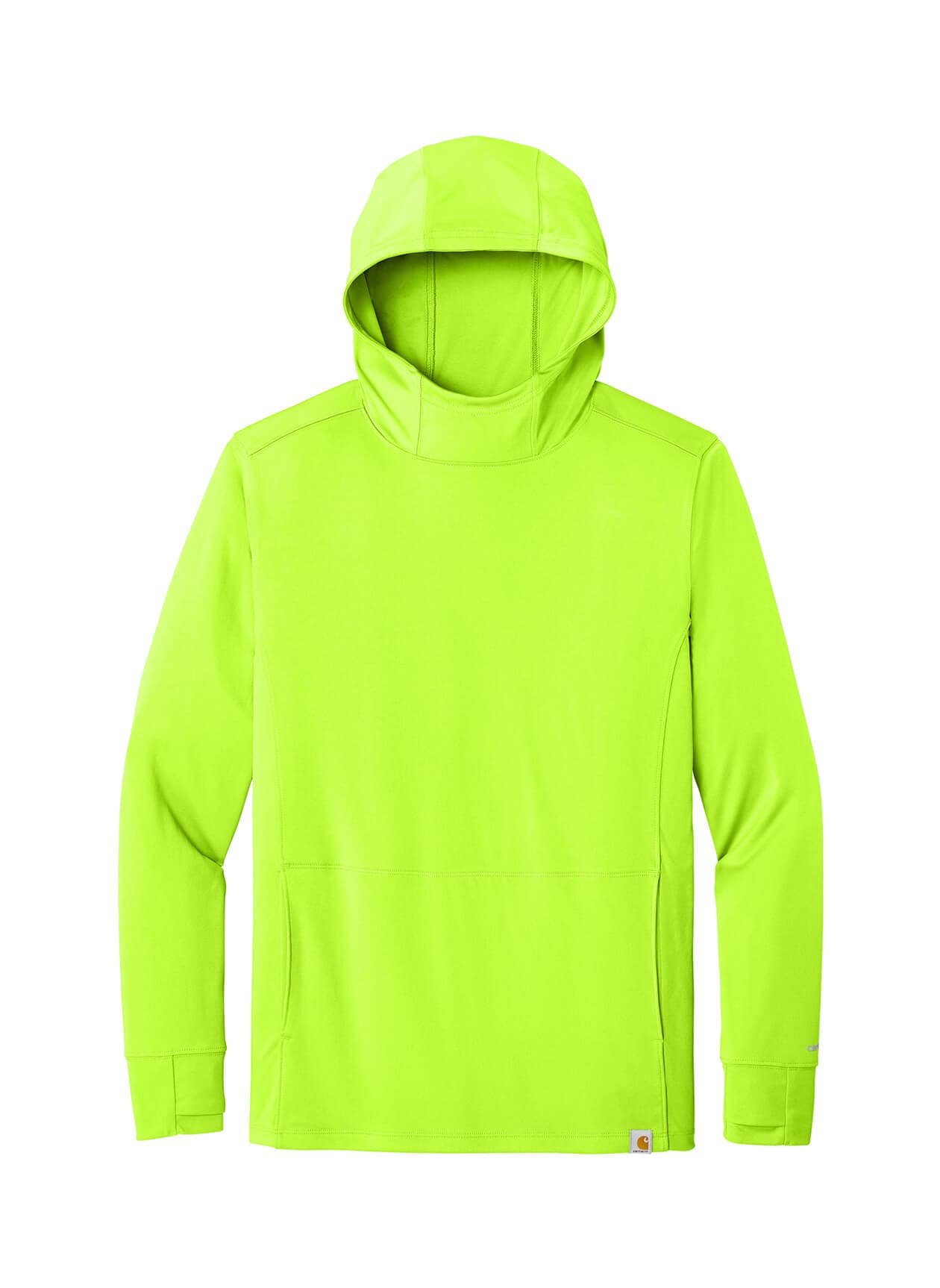 Carhartt Men's Force Sun Defender Long Sleeve Hooded T-Shirt - Yellow 3XL