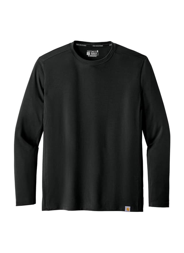 Carhartt Men's Force Sun Defender Long Sleeve T-Shirt - Black 3XL