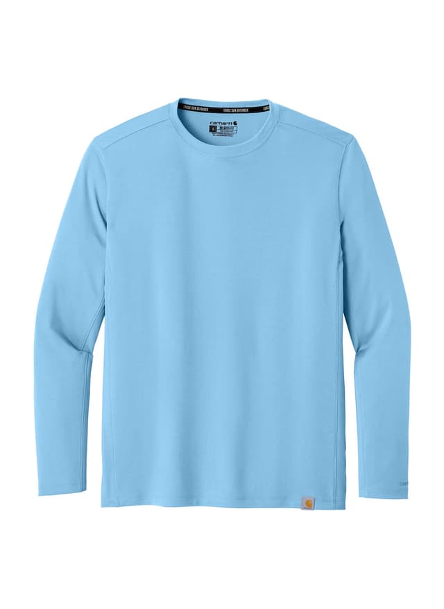 Carhartt Men's Force Sun Defender Long Sleeve T-Shirt - Cyan 3XL