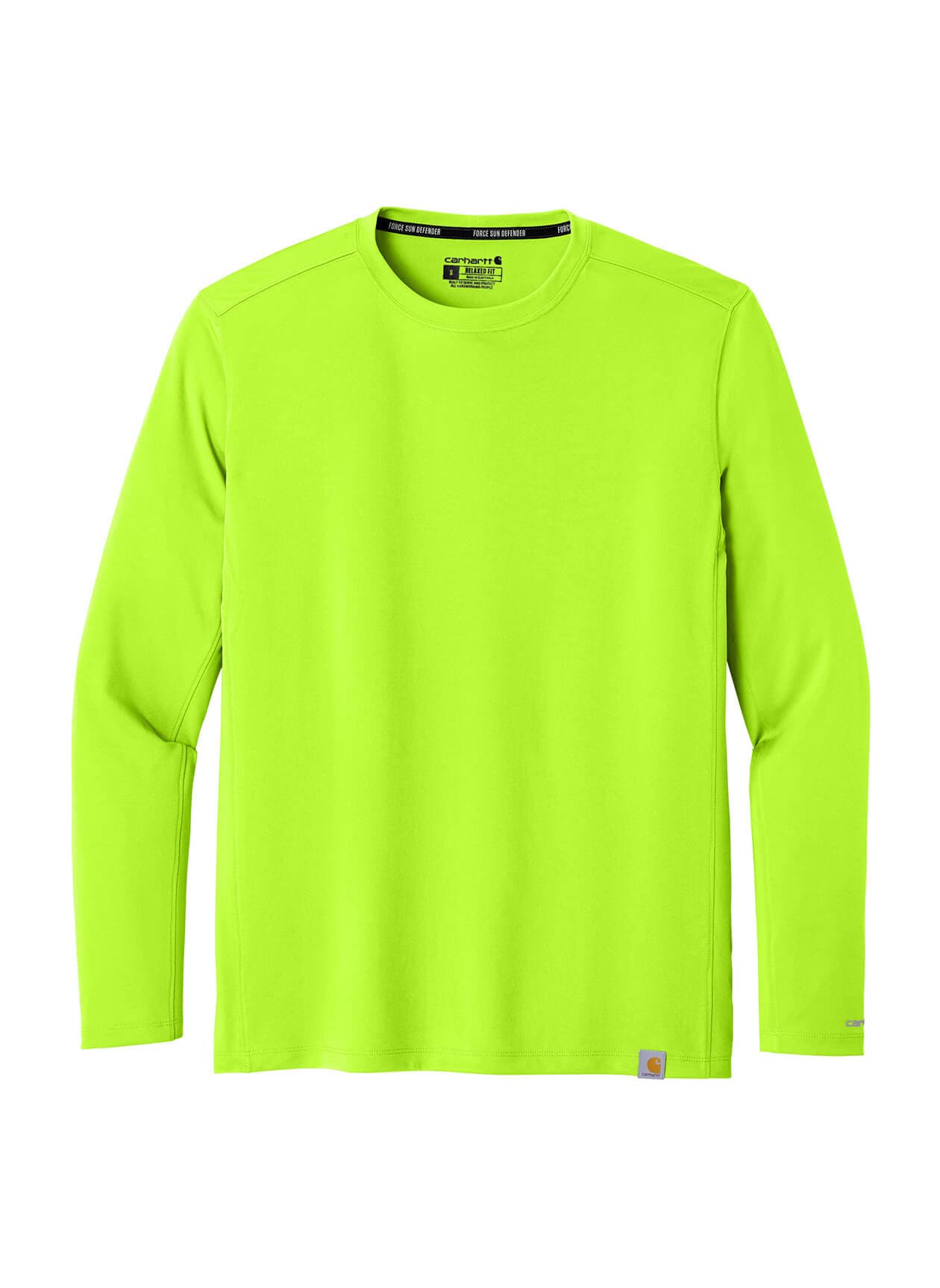 Carhartt Men's Force Sun Defender Long Sleeve T-Shirt - Yellow 3XL
