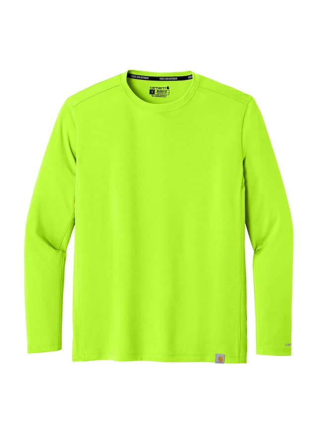 Carhartt Men's Force Sun Defender Long Sleeve T-Shirt - Yellow 3XL