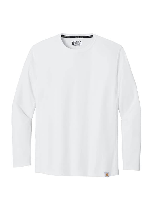 Carhartt Men's Force Sun Defender Long Sleeve T-Shirt - White 3XL