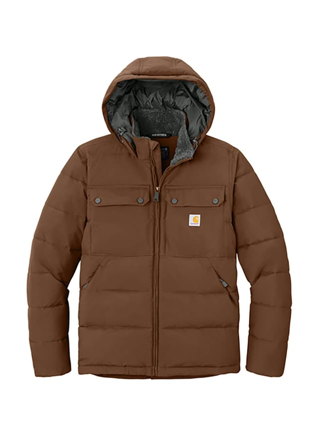 Carhartt Men's Montana Insulated Hooded Jacket - Brown 3XL