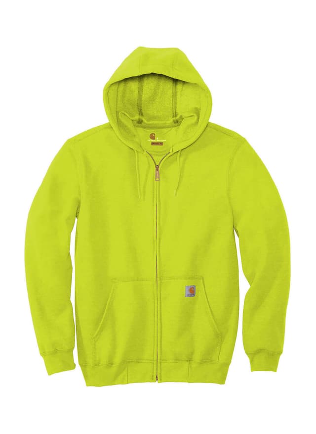Carhartt Midweight Hooded Zip-Front Sweatshirt - Yellow 3XL