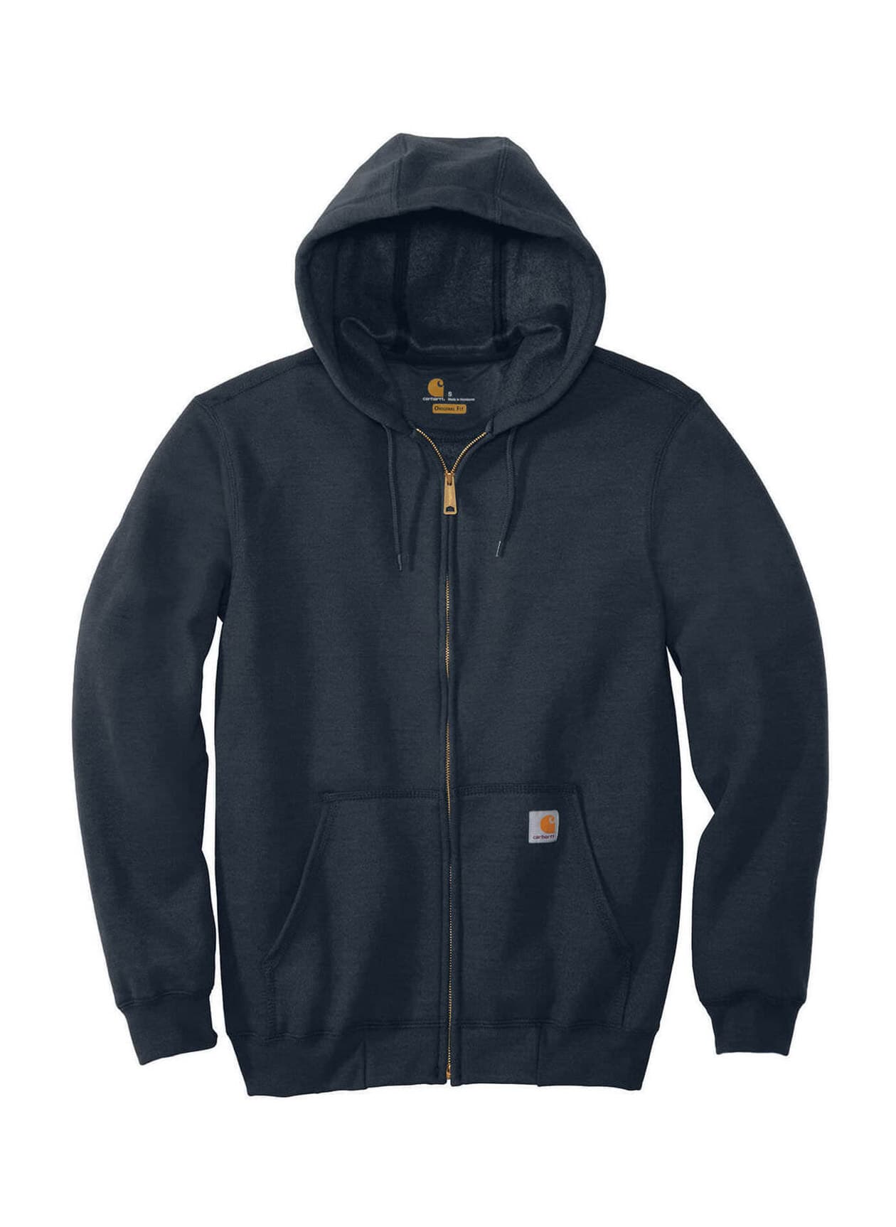 Carhartt Midweight Hooded Zip-Front Sweatshirt - Navy 3XL
