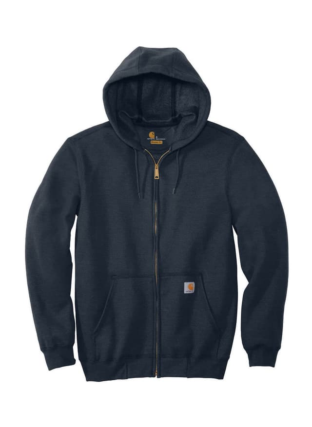 Carhartt Midweight Hooded Zip-Front Sweatshirt - Navy 3XL