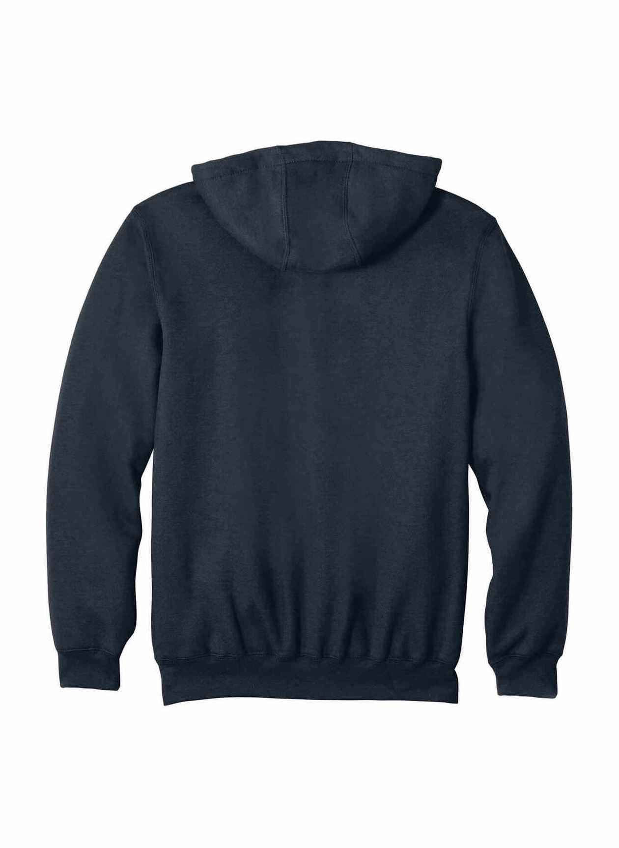 Carhartt Midweight Hooded Zip-Front Sweatshirt - Navy 3XL