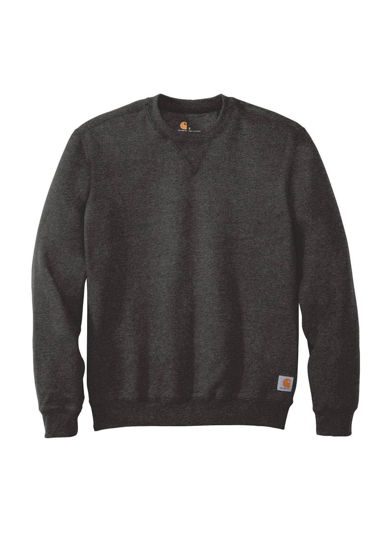 Carhartt Men's Midweight Crewneck Sweatshirt - Carbon Heather (CHT) 3XL