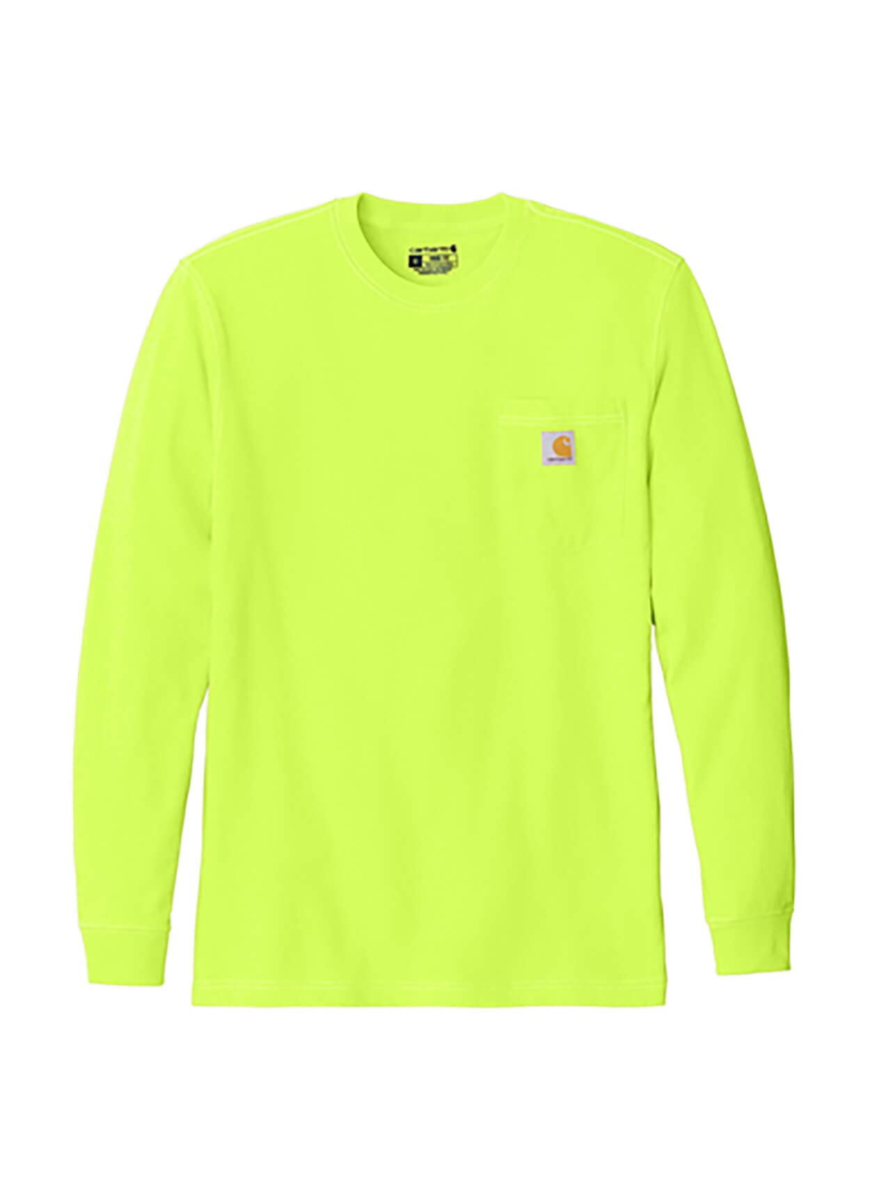 Carhartt Men's Workwear Pocket Long-Sleeve T-Shirt - Green 3XL