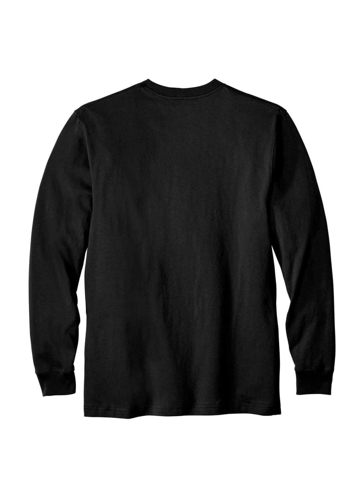 Carhartt Men's Workwear Pocket Long-Sleeve T-Shirt - Black (BLK) 3XL