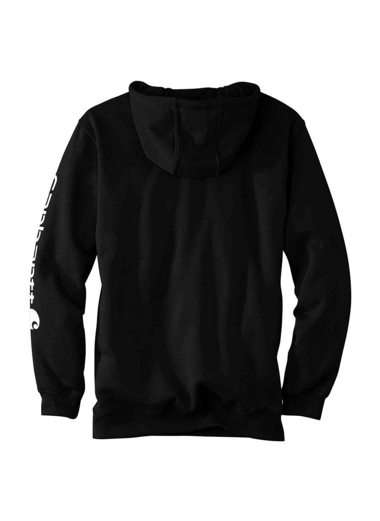 Carhartt Men's Midweight Hooded Logo Sweatshirt - Black 3XL