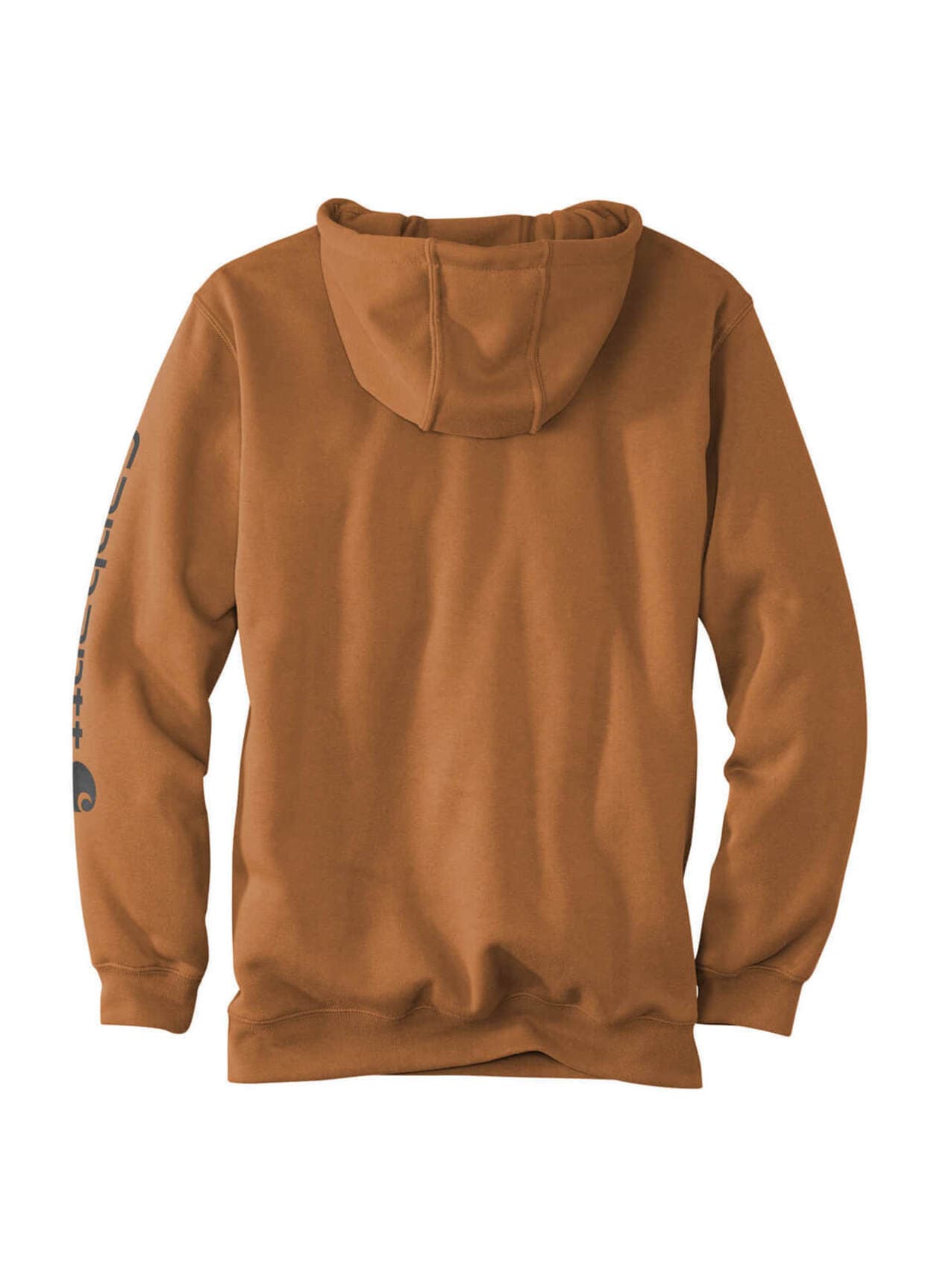 Carhartt Men's Midweight Hooded Logo Sweatshirt - Brown 3XL