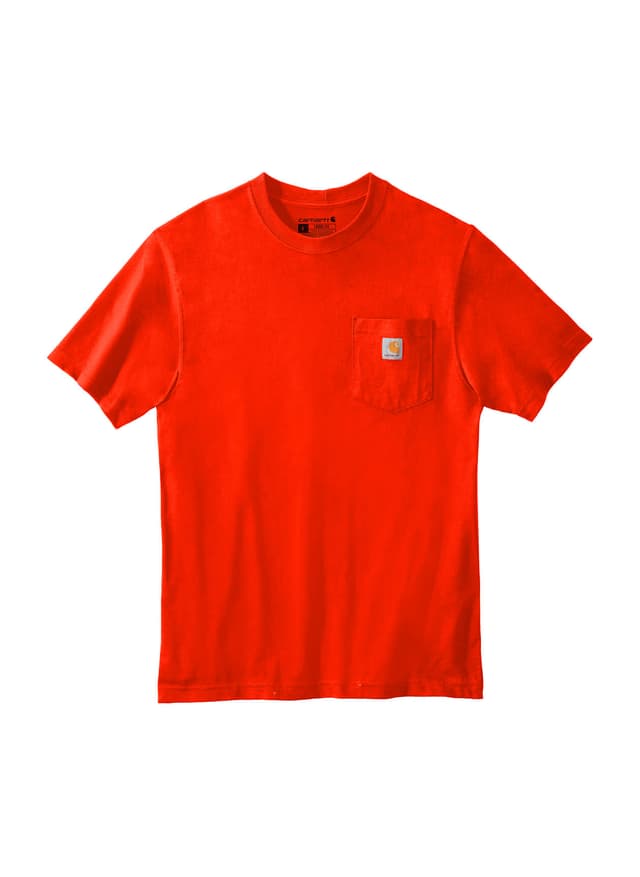 Carhartt Men's Workwear Pocket T-Shirt - Orange 3XL