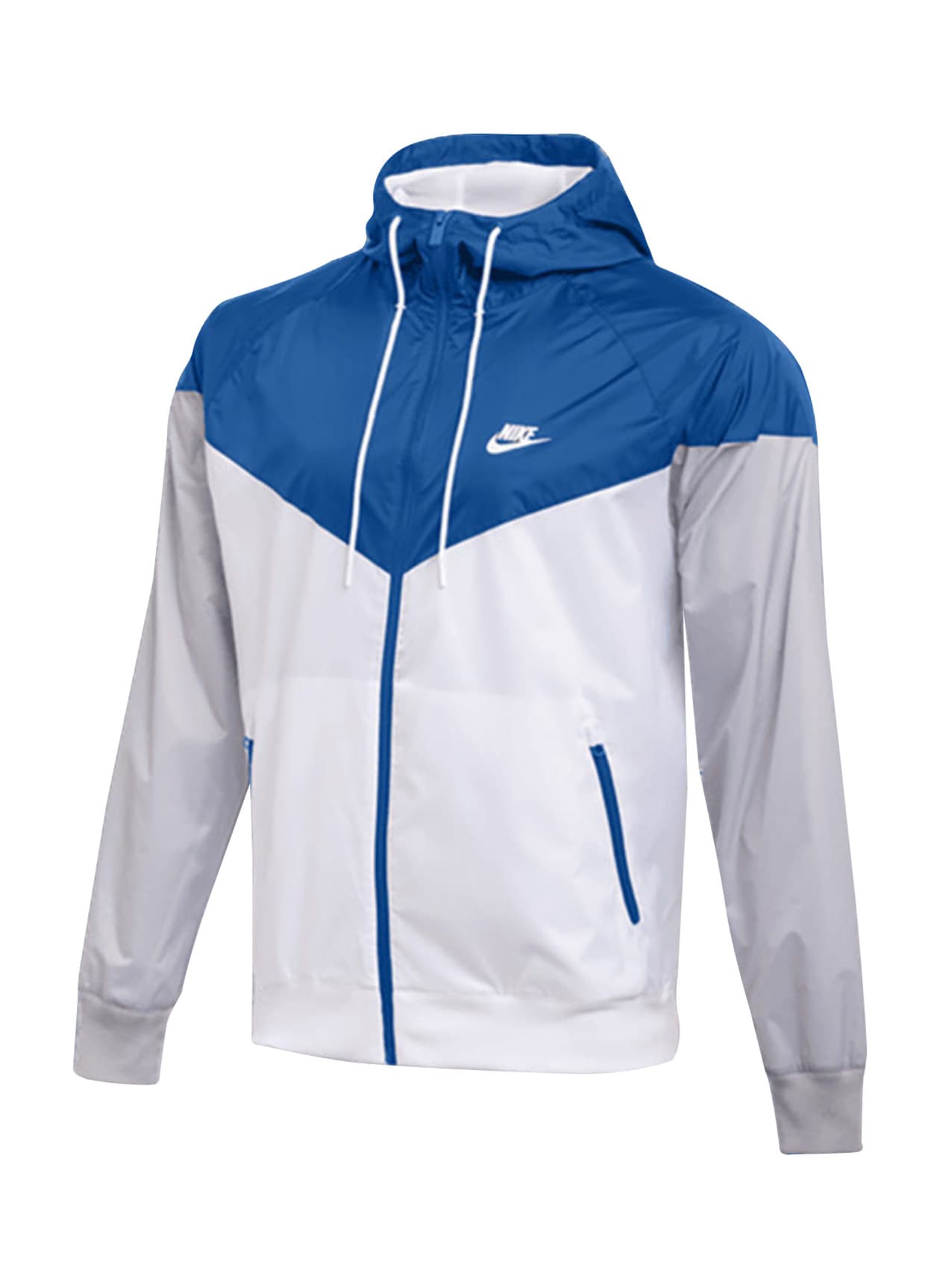 Nike Men's Windrunner Windbreaker - Team Royal / White / Wolf Grey 3XL
