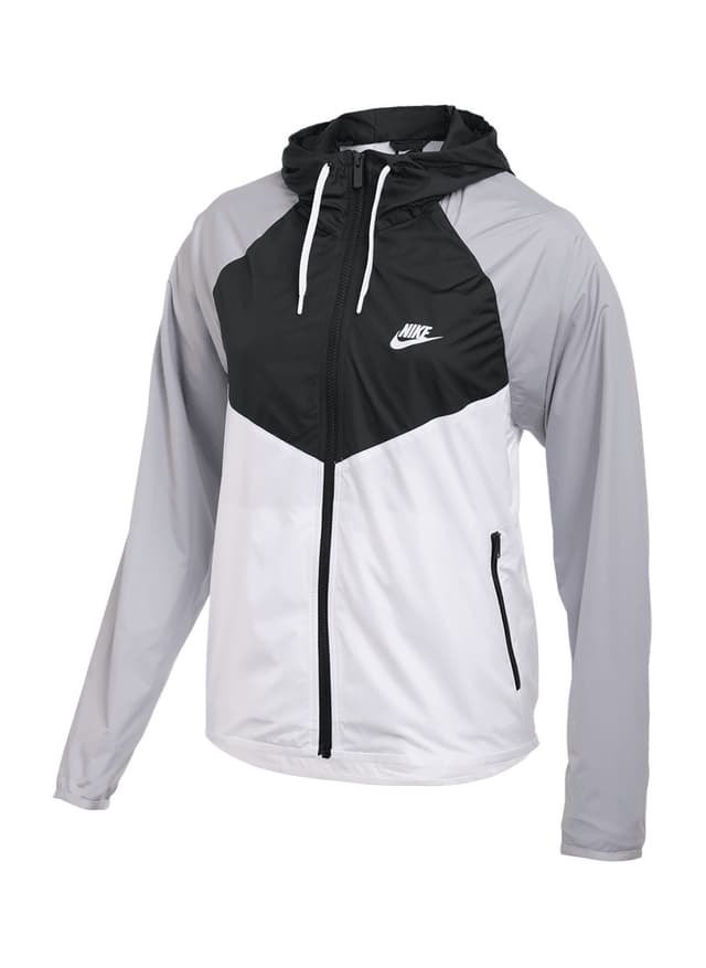 Nike Women's Windrunner Training Jacket - Black,White,Light Grey LG