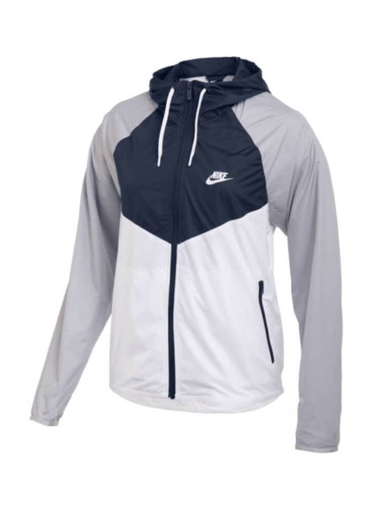 Nike Women's Windrunner Training Jacket - Navy,White,Light Grey LG
