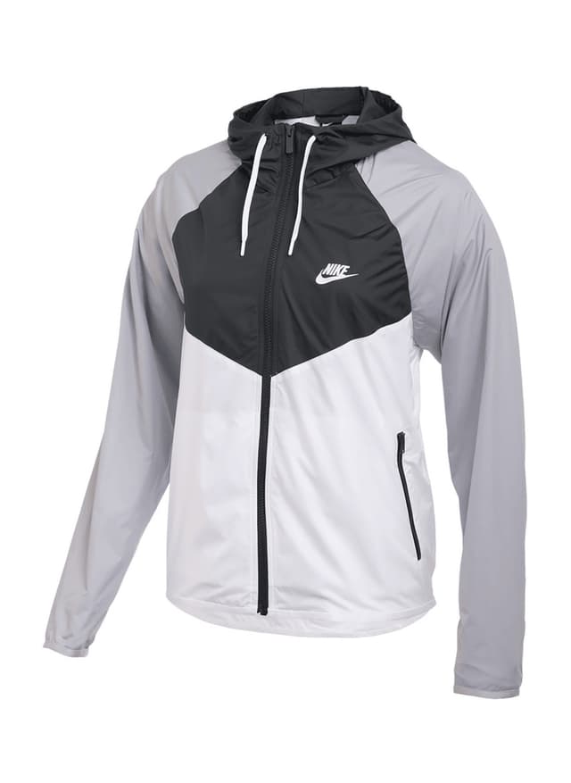 Nike Women's Windrunner Training Jacket - White,Light Grey,Dark Grey LG