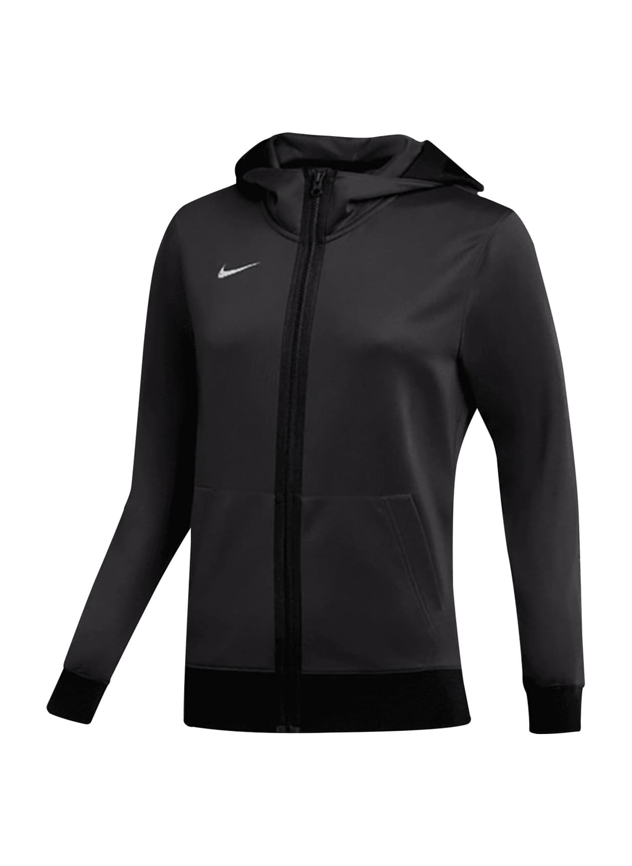 Nike Women's Therma Fit Showtime Full-Zip Hoodie - Dark Grey LG