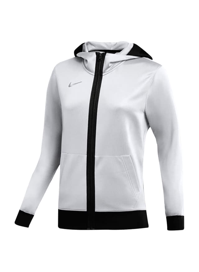Nike Women's Therma Fit Showtime Full-Zip Hoodie - White LG