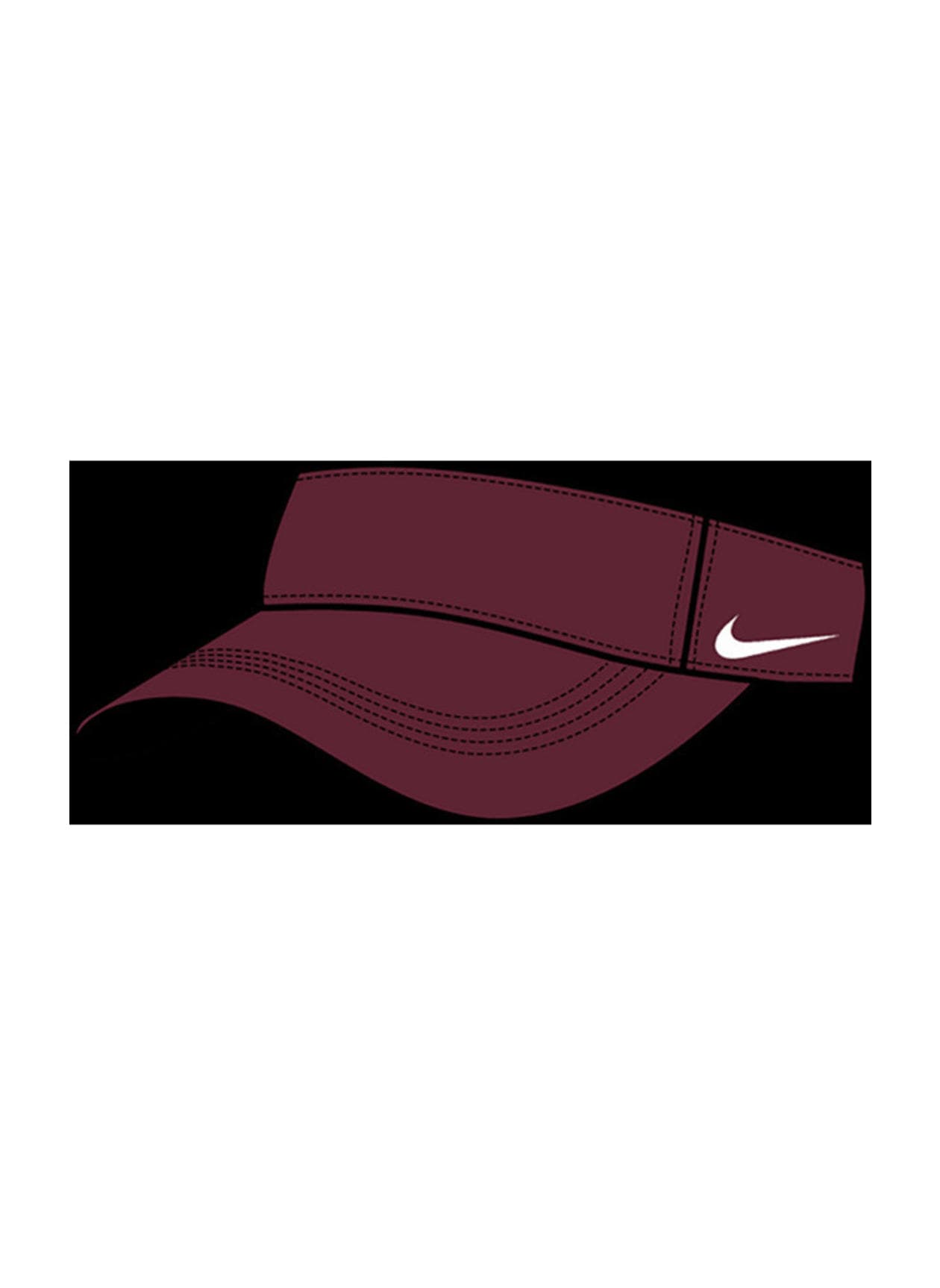 Nike Team Dri-Fit Visor V2 - White,Red MISC