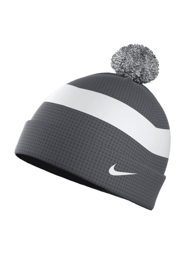 Nike Team Beanie Pom - White,Dark Grey MISC