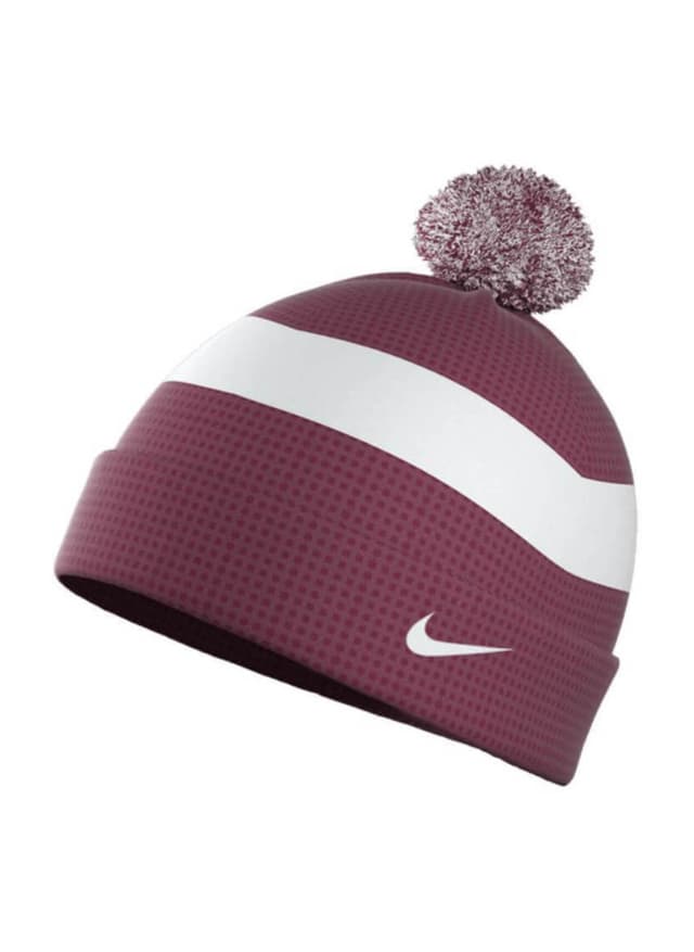 Nike Team Beanie Pom - Brown,White MISC