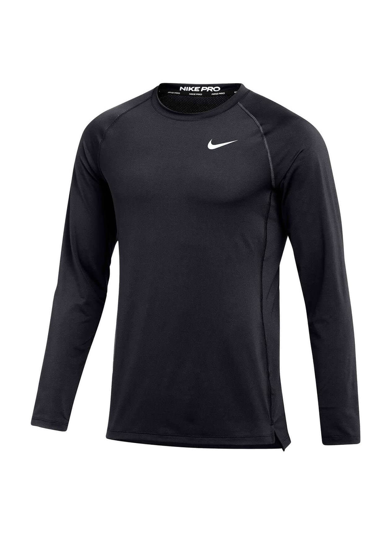 Nike Men's Pro Long-Sleeve T-Shirt - Black 3XL