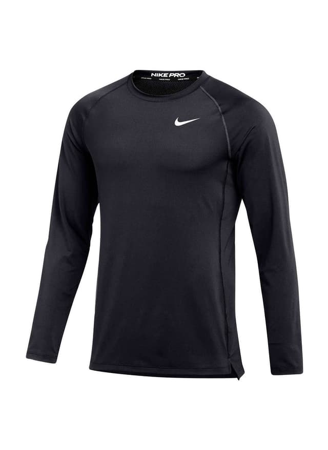 Nike Men's Pro Long-Sleeve T-Shirt - Black 3XL