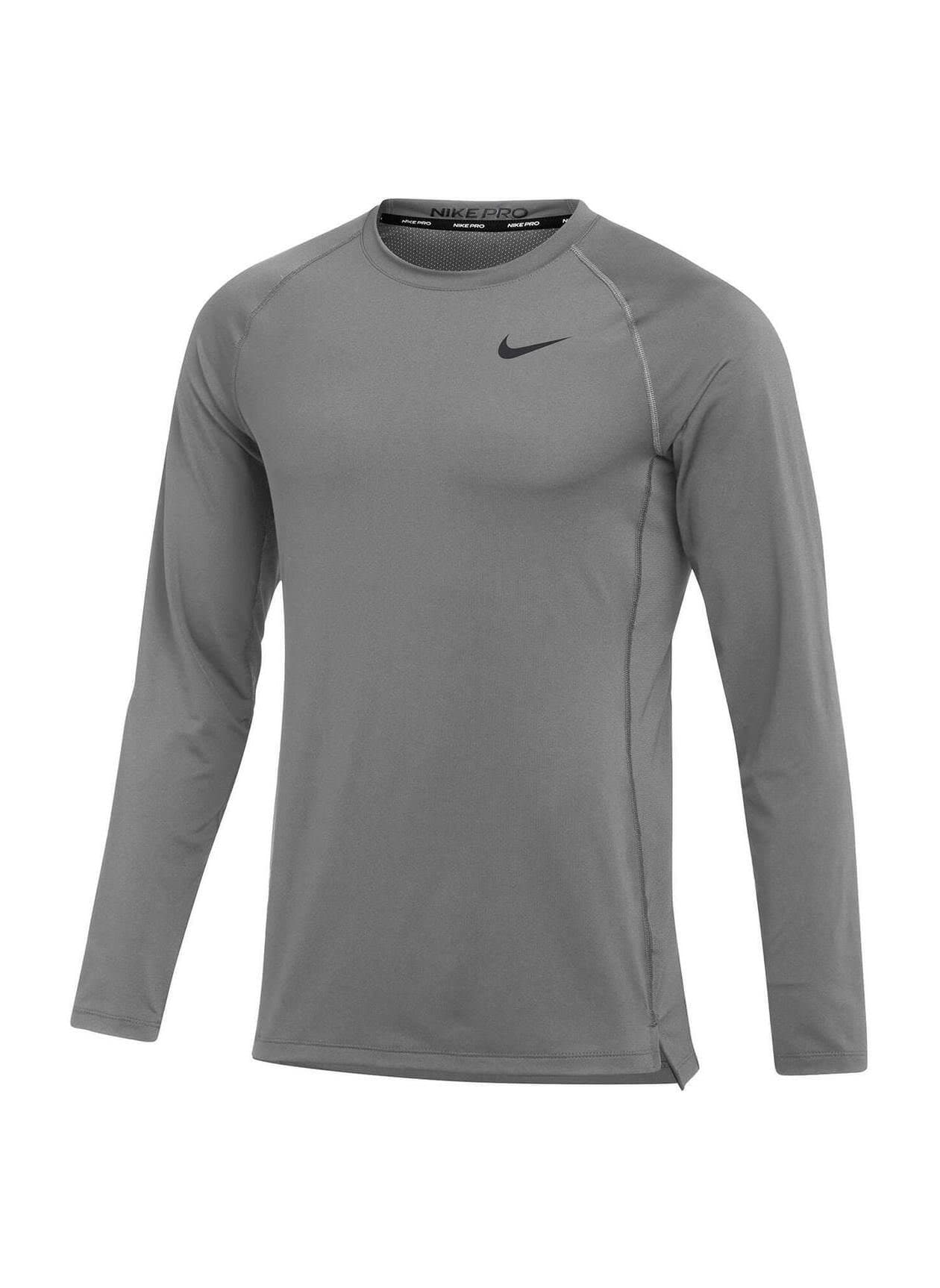 Nike Men's Pro Long-Sleeve T-Shirt - Dark Grey 3XL