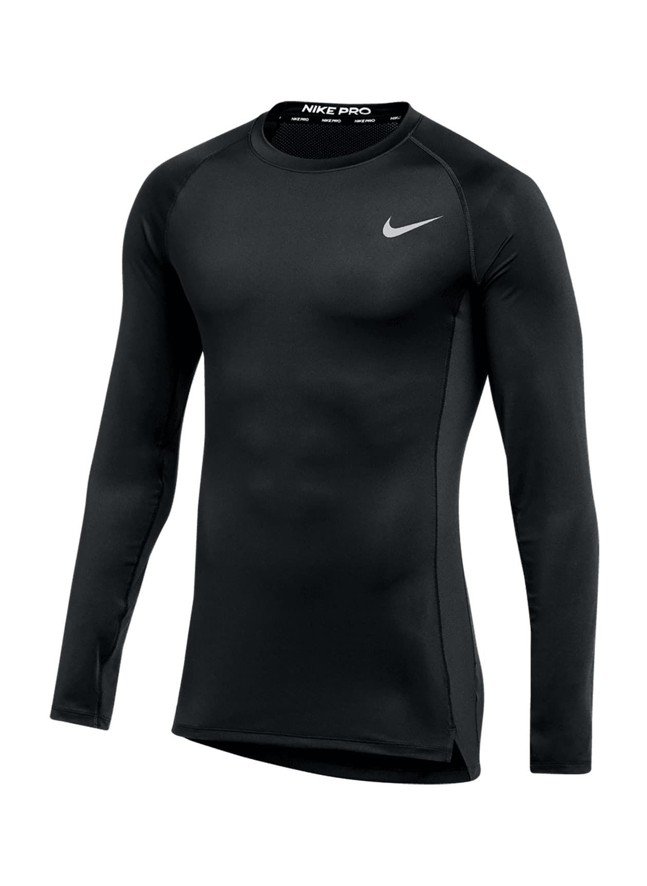 Nike Men's Pro Tight Long-Sleeve T-Shirt - Black 3XL