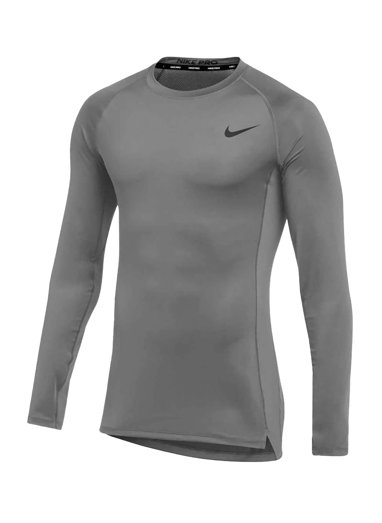 Nike Men's Pro Tight Long-Sleeve T-Shirt - Dark Grey 3XL