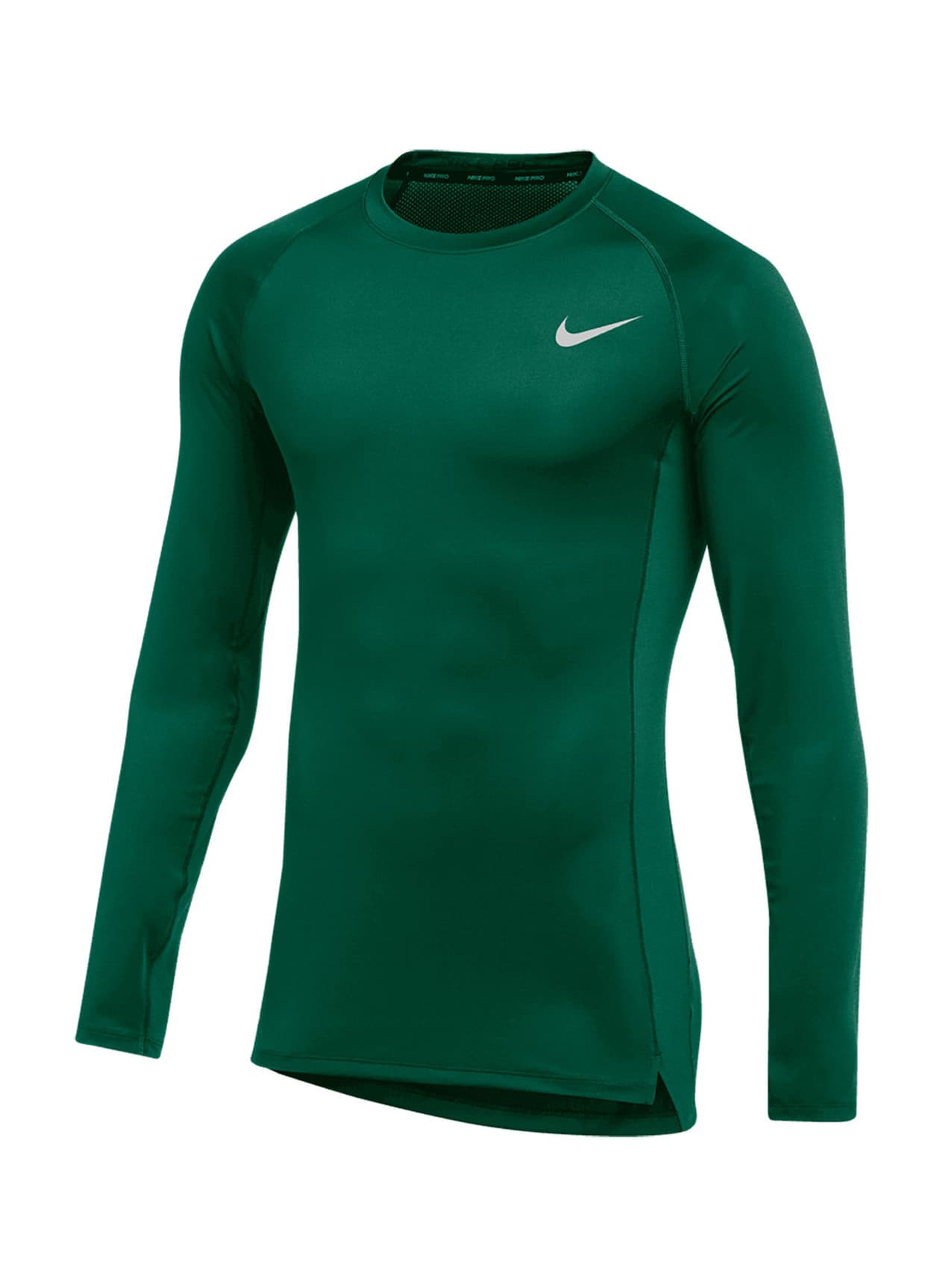 Nike Men's Pro Tight Long-Sleeve T-Shirt - Green 3XL