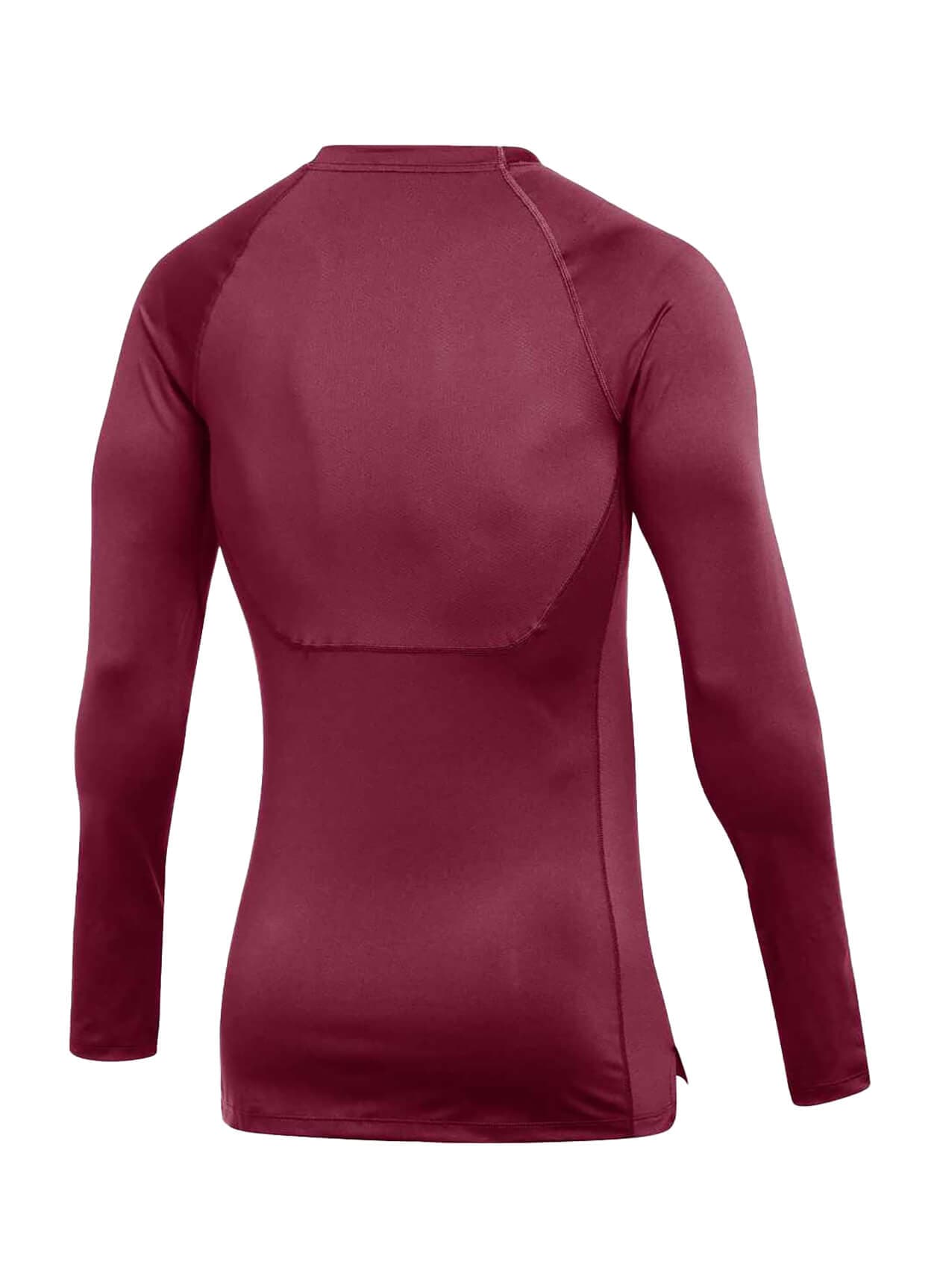Nike Men's Pro Tight Long-Sleeve T-Shirt - Team Maroon / White (610) 3XL