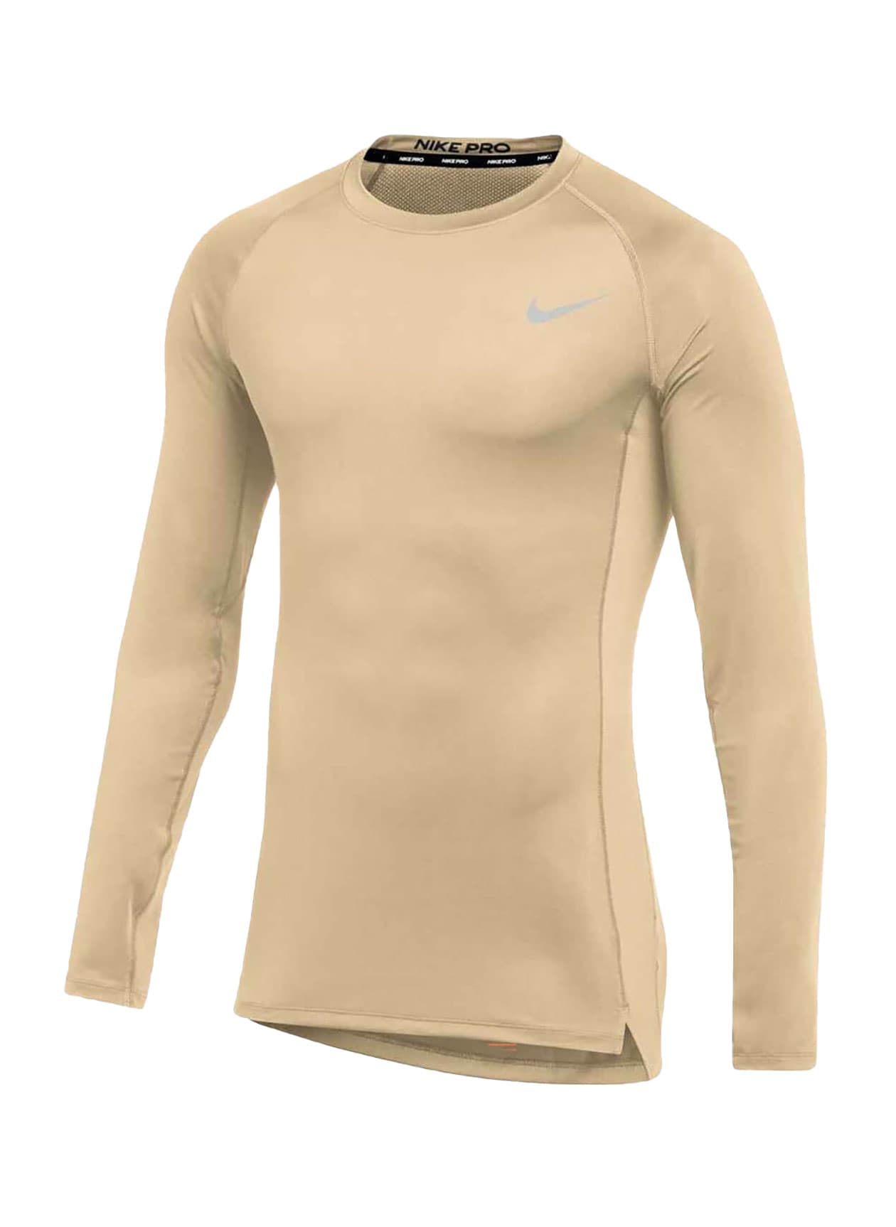 Nike Men's Pro Tight Long-Sleeve T-Shirt - Team Gold / White (783) 3XL