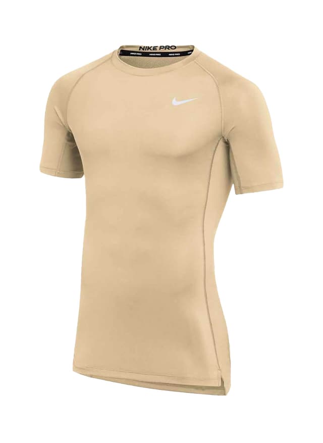 Nike Men's Pro Tight T-Shirt - Team Gold / White (783) 3XL