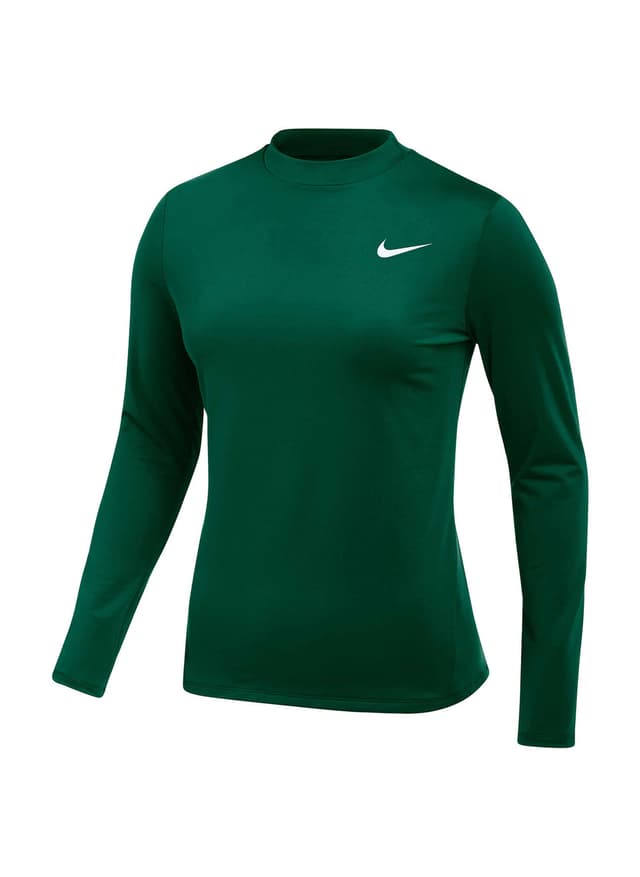 Nike Women's Pro Intertwist Long-Sleeve T-Shirt - Green LG