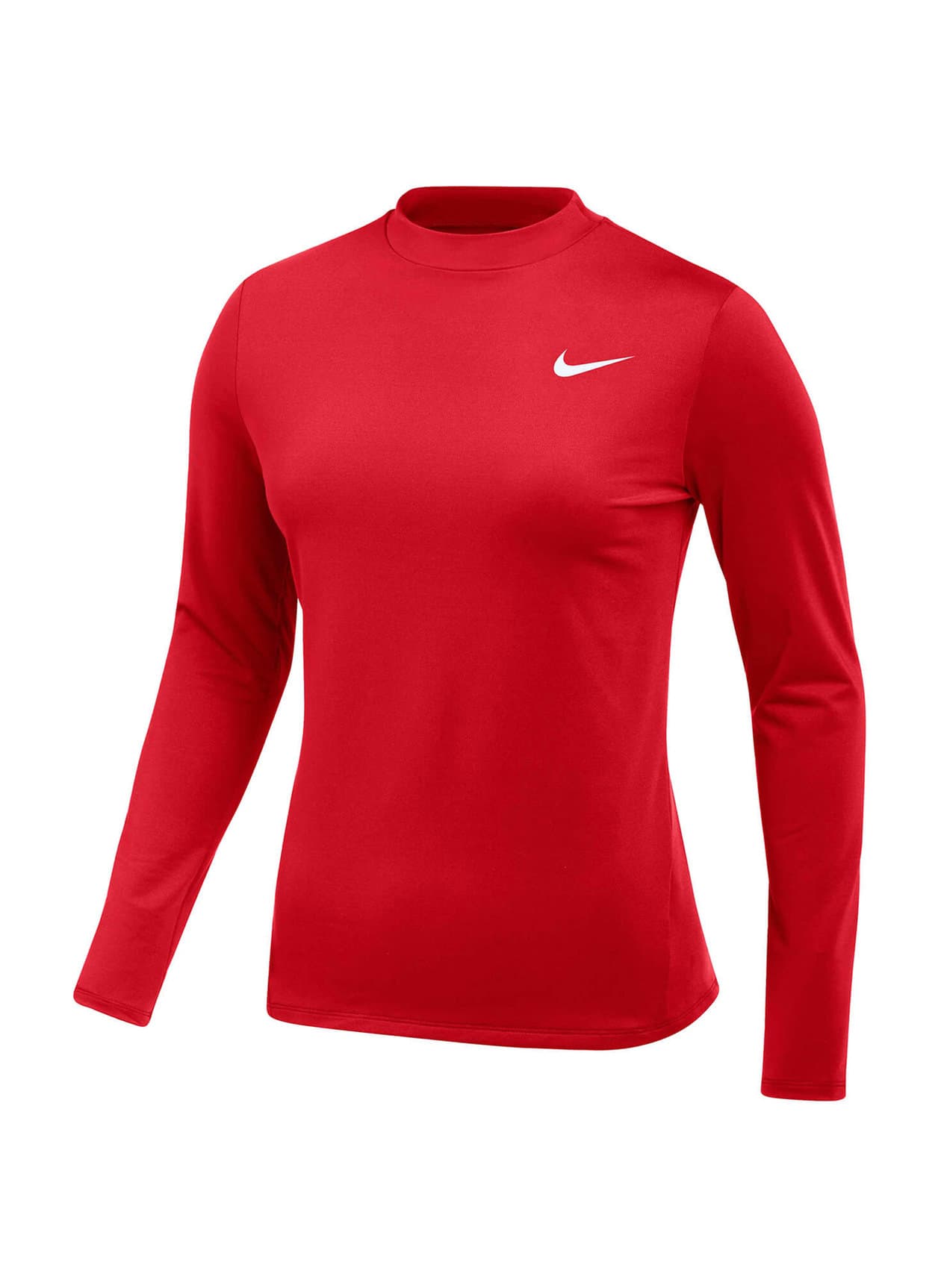 Nike Women's Pro Intertwist Long-Sleeve T-Shirt - Team Scarlett / White LG