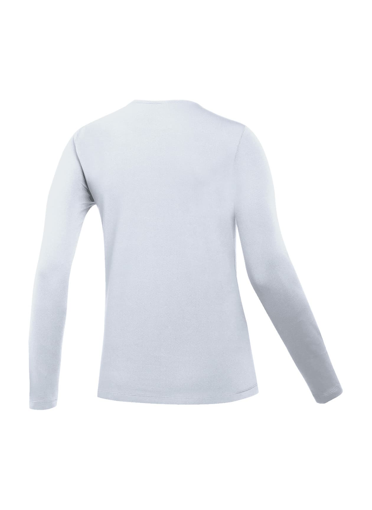 Nike Women's Pro Long-Sleeve Mesh T-Shirt - White LG