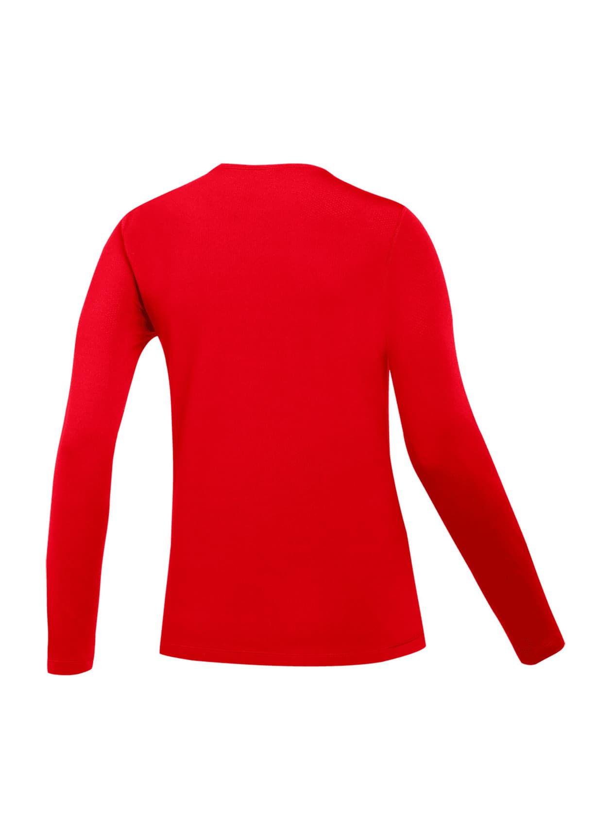 Nike Women's Pro Long-Sleeve Mesh T-Shirt - Red LG