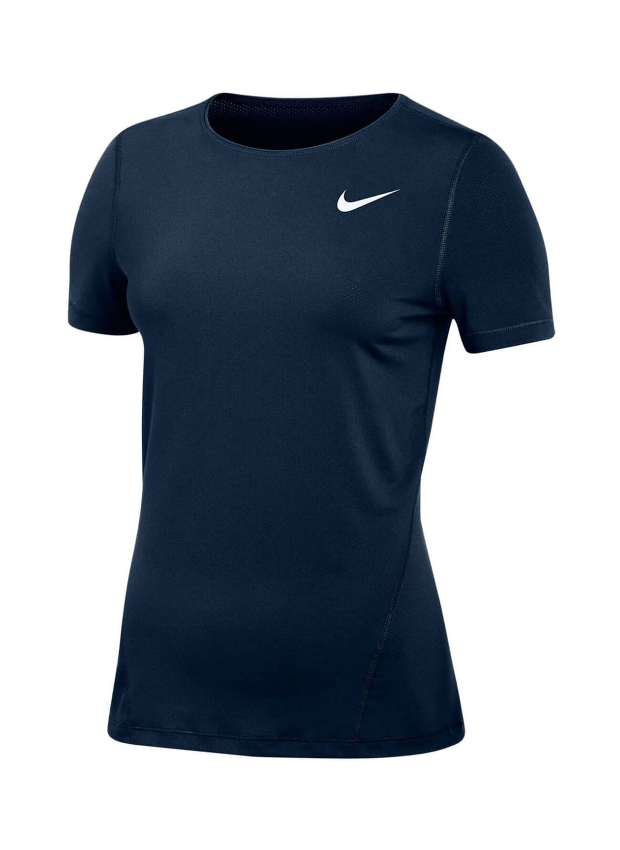 Nike Women's Mesh T-Shirt - College Navy / White (419) LG