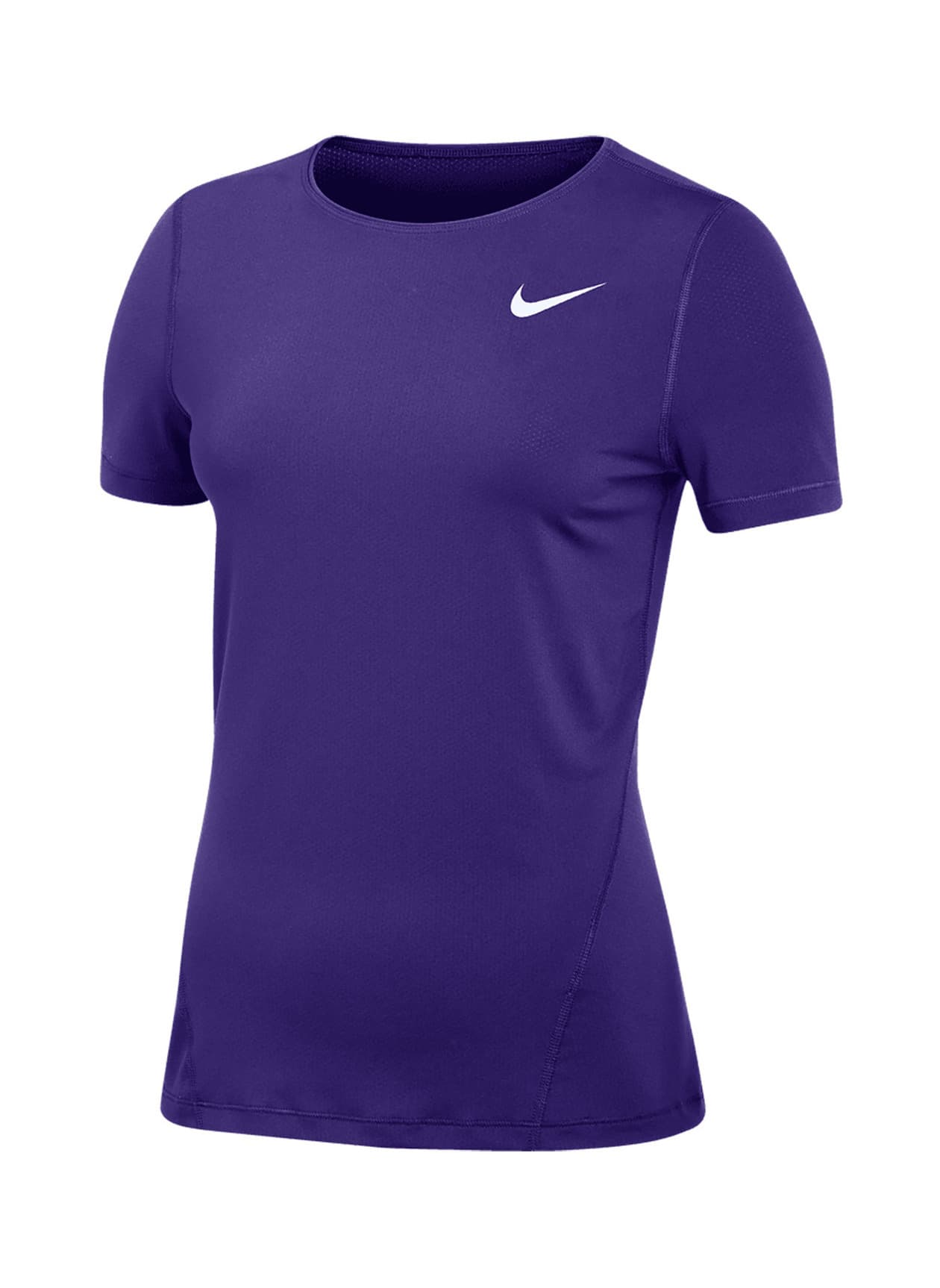 Nike Women's Mesh T-Shirt - Purple LG
