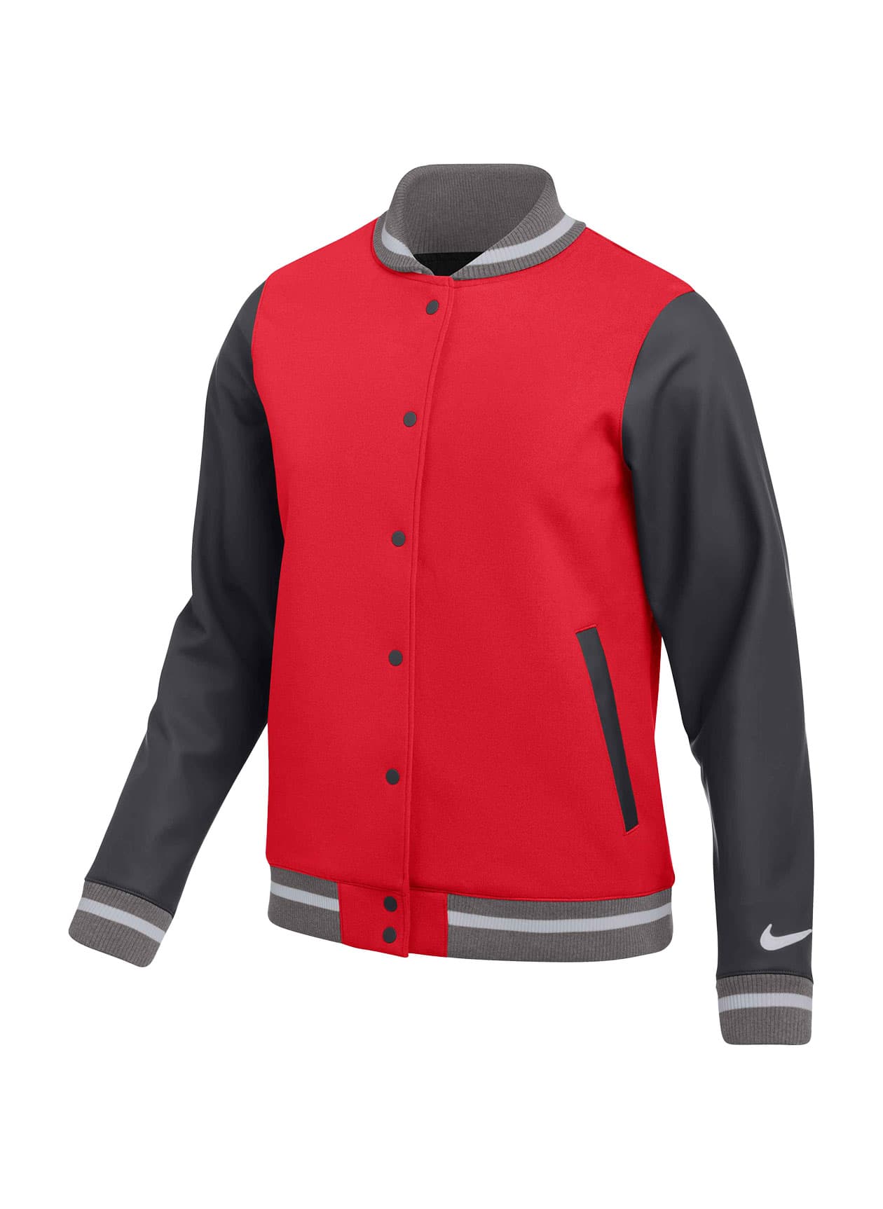Nike Women's Letterman Jacket - Team Scarlet (657) LG