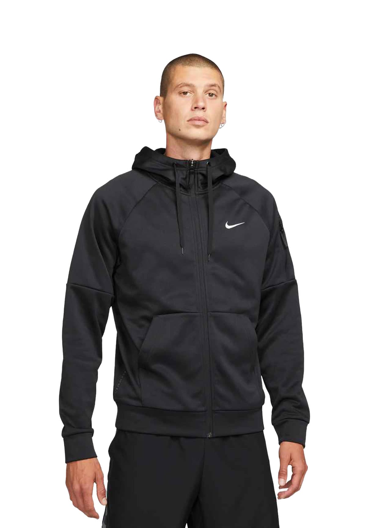 Nike Men's Therma-FIT Full-Zip Fitness Hoodie - Black 3XL