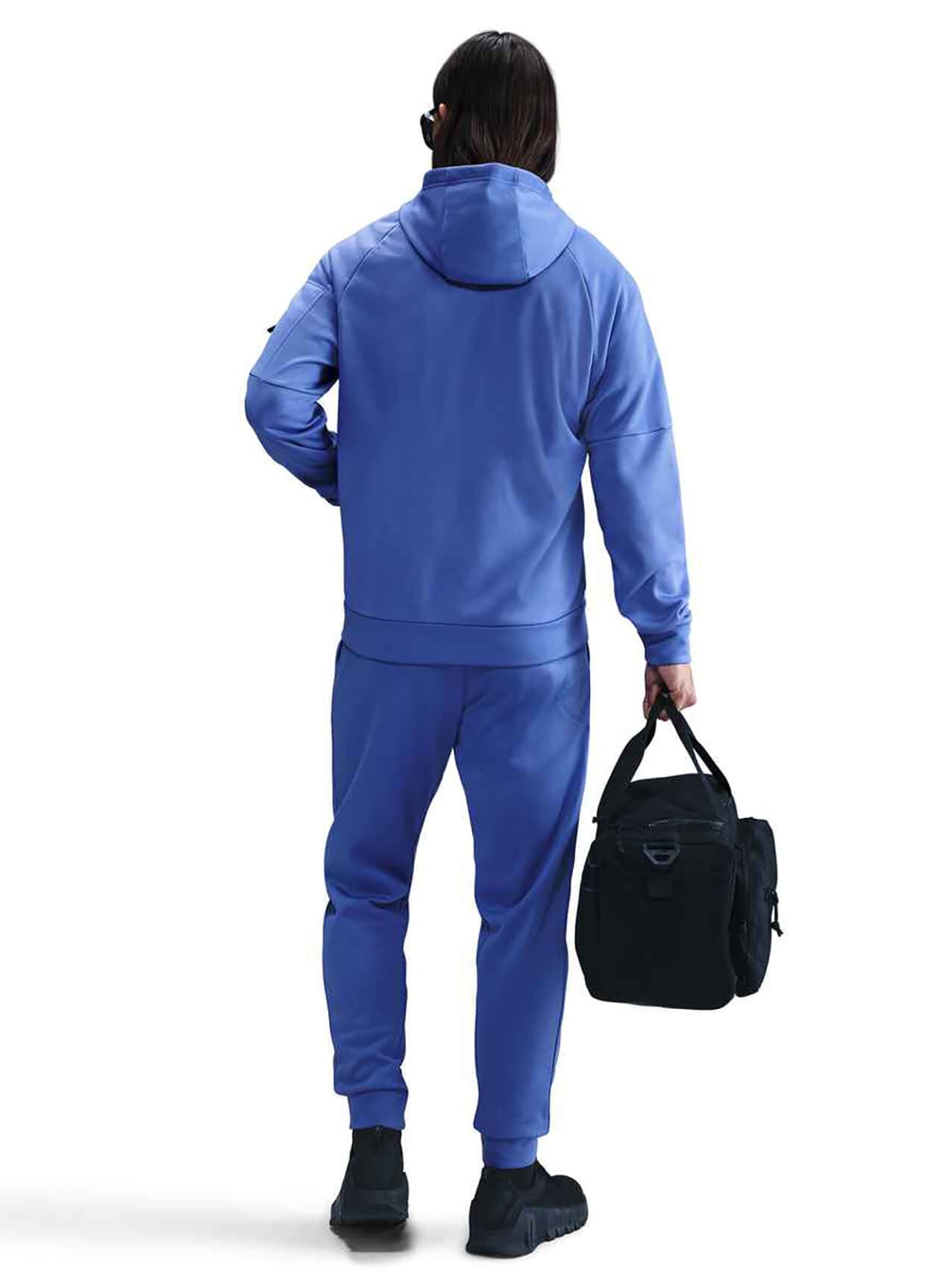 Nike Men's Therma-FIT Full-Zip Fitness Hoodie - Blue 3XL