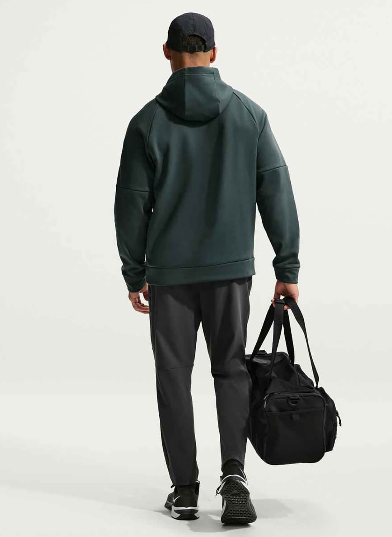 Nike Men's Therma-FIT Fitness Hoodie - Seaweed / Black 3XL