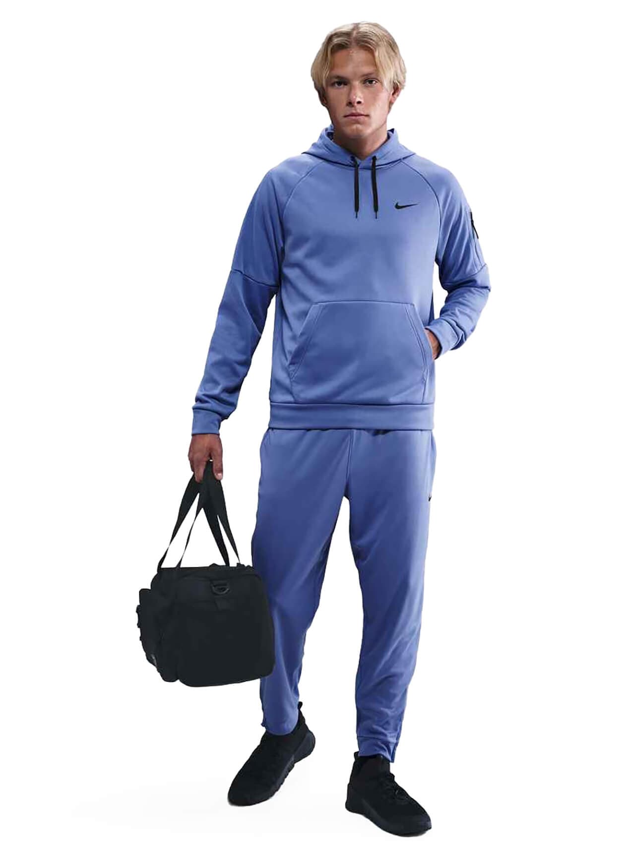 Nike Men's Therma-FIT Fitness Hoodie - Blue 3XL