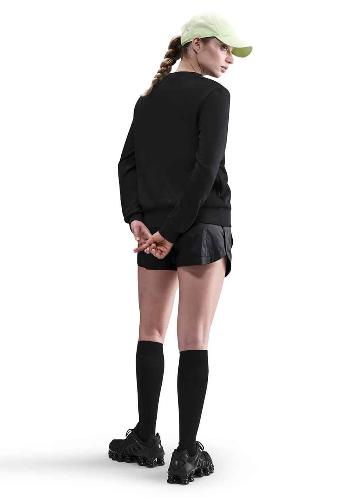 Nike Women's Sportswear Club Fleece Crewneck - Black LG